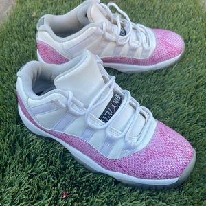 11 Low Pink Snakeskin